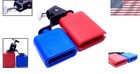 Tuoren Jam Block Musical Percussion Instrument Plastic Latin Drum Red-blue
