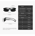 Men s Hd Polarized Aviator Sunglasses Driving Sports Outdoor Fishing Eyewear