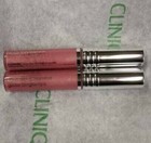 Lot Of 2 Clinique Lip Gloss Glosswear  23 First Date Travel Size Rare Hard Find