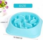 Non Slip Small Slow Feeder Cat Dog Bowls  Anti-choking Puzzle Cat Dog Food Bowls