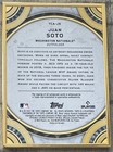 2022 Topps Transcendent Juan Soto Auto  20 Gold Framed Autograph Card Tca-js