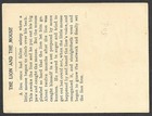 Victorian Trading Card - Wheeler-wilson -  lion And Mouse Fable   1e5 