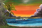     smitty- Florida Highwaymen Style  Oil Painting  Indian River Artist 