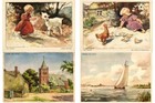 Voor Het Kind Dutch Cards Child Stamps Postcards 78 Vintage Pc Pre-1980  l5182 