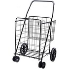 Extra Large Foldable Utility Shopping Cart Dual Swivel Wheels 200 Lb Capacity Us