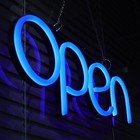 Ultra Bright Open Sign Neon Lamp Integrative Led Store Shop Business Lamp