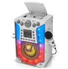 The Singing Machine Sml633 Bluetooth Cd g Karaoke System  White