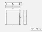 New 3u Drawer Rack Mount Dj 19   Rack Case Equipment Deep Drawer 3space Lockable
