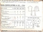 Vintage 1940s Men s Sports Shirt Mccall Sewing Pattern 7499 Medium Complete