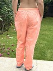 Vintage 80s Actra L Nylon Orange Parachute Pants Windbreaker