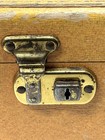 Vintage Hard Shell Train Travel Makeup Case Luggage