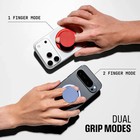 Ohsnap  Snap 4 Luxe Magnetic Phone Grip Silver Ultra Thin Phone Stand Holder