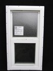  scratch N Dent  Mobile Home Window 14x27 Vinyl Privacy Glass See Description