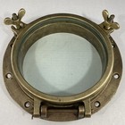 Antique Bronze Brass Porthole Rostand Nautical Maritime Ship Window 2 Dog Ears