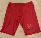 University Of Maryland Wrestling Shorts 1 2 Tights Singlet Jock Terps Mens Large