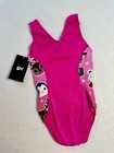 New Gk Elite Leotard Gymnastics Artic Animals Holiday Pink Christmas Child Cxs