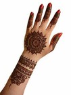 Golecha Henna Mehandi Temporary Tattoo - Maroon - 12 Cones