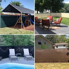 6x50ft Green Privacy Fence Screen Garden Yard Windscreen Fabric Shade Cover