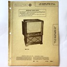 1953 Cbs Tv 21c11 B 21c21 21c31b 41 Service Wire Schematic Repair Manual Vintage