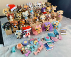 Random 5pcs Pet Shop Lps Dog And Cat Collectable With 7pcs Accessories Kids Gift