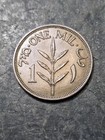 1942 Israel Palestine British Mandate 1 Mil  Bronze Coin  vgt