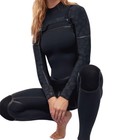 Roxy 3 2 Swell Series Fz Lfs Women   s 8t Full Wetsuit Black floral