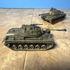 Vintage Corgi Fighting Machines Vietnam M48-a3 Patton Tank Army Die-cast Lot 2