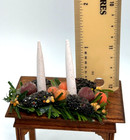 1 12 Artisan Christmas Centerpiece Victorian Dollhouse Miniature Decoration