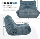 Bean Bag Chairs For Adults Giant Bean Bag Chair Memory Foam Beanbag Chair Bean B