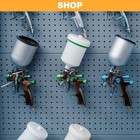 100 Pack 6  Pegboard Hooks     Metal Display Tool Hangers For Garage  Store