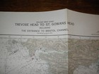 Vintage Us Navy Nautical Chart  england-west Coast