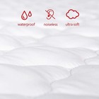 Pack And Play Mattress Pad Sheets Cover Waterproof  Soft Quilted Fit Graco Pamo