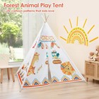 Kids Teepee Tent Toddler Indian Tipi Tent For Kids Upgrade Stable Indoor Play   