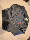 Vintage    memories Of Elvis    Black Satin Bomber Snap Jacket Tcb  Women s Xl