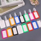 1pc Luggage Tag Boarding Shipping Plastic Baggage Tag Suitcase Id Address Holder