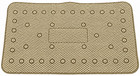 Beige Cushioned Bath Mat Non Slip Tub Shower Mat Suction Cups 27 5 X 16