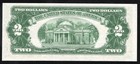 1953-a  2 Legal Tender Red Seal Two Dollar Bill Fr 1510  0043