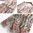 Women s Lace Flower Embroidery Dress Long Sleeve Evening Party Cocktail Dresses