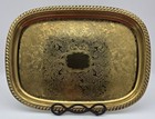 Brass Serving Trays   No Makers Mark   Vintage