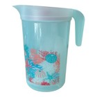 Tupperware 1 Gal Pitcher Infuser  4 -16oz Tumblers W  Lids Treasures Of The Sea