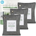Moso Natural Air Purifying Bag 200g 3 Pack Bamboo Charcoal Odor Absorber Home Ca