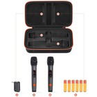 Againmore Wireless Microphone Case Compatible 11 X 6 X 3 25 Inches  Black