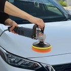 1580w Handhold Rotary Polisher Set 7 Speeds 500 3300rpm With Pads Wool Pad Blue