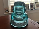 Whitall Tatum No     4 Glass Insulator Aqua greenish Cd 169  No Damage