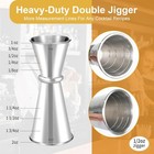 Lexenic 2oz 1oz Premium Japanese Jigger With 7 Measurements 1oz 2oz  Pack 1 