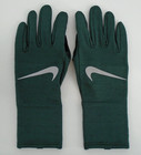 Nike Sphere Running Gloves 4 0 Women s Medium Touch Screen Vintage Green silver
