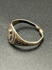 Antique Sterling Silver 925 Jesus Holding Baby Ring Size 4 1 2-5 2g