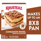  6 Pack  Krusteaz Cinnamon Swirl Crumb Cake And Muffin Mix  21 Oz Box