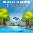 5 76cfm Solar Pond Aerator 300w Pond   Lake Aerator 2pcs 24ah Lithium Battery