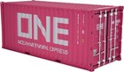 1 20 One 20gp Shipping Container Model Pink Abs Resin   Wood Toy Decoration Pink
